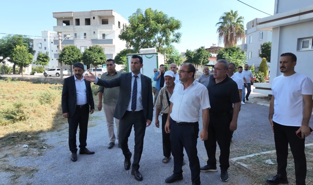 Akdeniz Kaymakamı ve Belediye Başkan Vekili Murat Beşikci, Karaduvar Mahallesi’ni