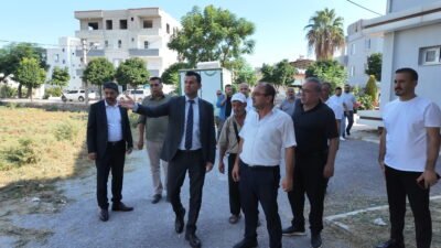 Akdeniz Kaymakamı ve Belediye Başkan Vekili Murat Beşikci, Karaduvar Mahallesi’ni