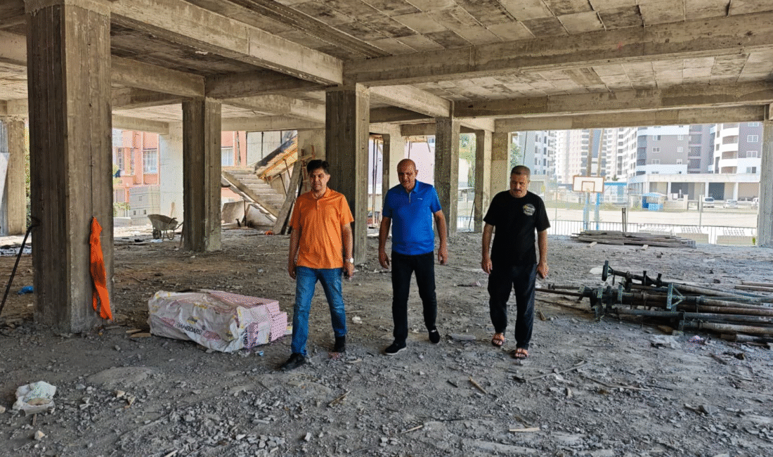 ÖZDEMİRCİ, FEVZİ ÇAKMAK İLKOKULU İNŞAAT ALANINDA İNCELEMELERDE BULUNDU İl Millî Eğitim Müdürü Muhammed Özdemirci, Tarsus ilçemizde yapımı devam