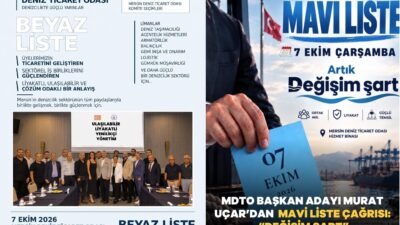 Denizcilik sektörünün kalbinin attığı Mersin Deniz Ticaret Odası’nda seçim heyecanı