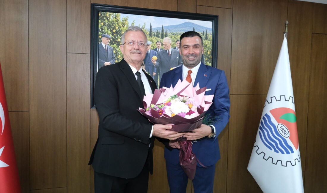 Mersin OSB Başkanı Sabri Tekli ve Yönetim Kurulu üyeleri, Mersin