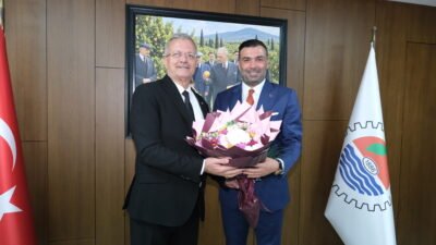 Mersin OSB Başkanı Sabri Tekli ve Yönetim Kurulu üyeleri, Mersin