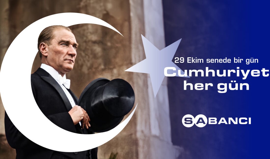 Sabancı’dan Cumhuriyet’in 103. yılında anlamlı mesaj: “29 Ekim Senede Bir Gün, Cumhuriyet Her Gün” Sabancı Holding, Cumhuriyet’in 103. yılını “29 Ekim senede bir gün,
