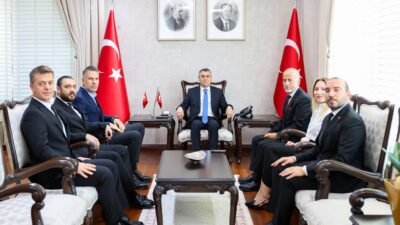 Mersin Valisi Atilla Toros, Çimsa ÇBK Mersin Başkanı Serdar Çevirgen