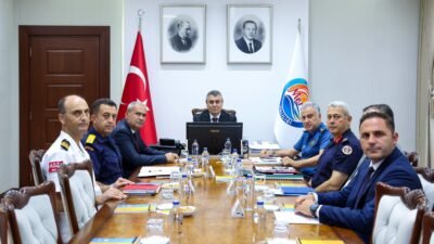 Mersin Valisi Atilla Toros başkanlığında Güvenlik ve Asayiş Değerlendirme Toplantısı
