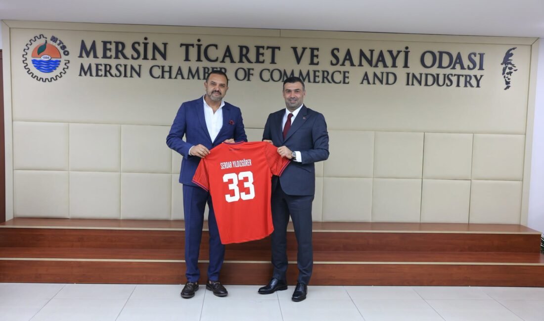 Altındere’den Yıldızgörer’e ziyaret Yeni Mersin İdman Yurdu Kulübü Başkanı Av. Murat Altındere ve