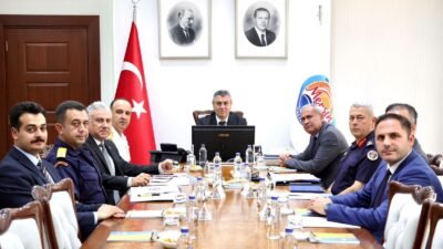 Mersin Valisi Atilla Toros başkanlığında, Güvenlik ve Asayiş Değerlendirme Toplantısı
