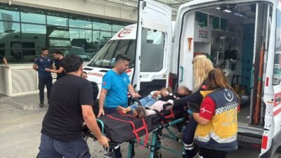 Mersin‘in Tarsus ilçesi sınırlarında otoyolda tarım işçilerini taşıyan minibüs ile