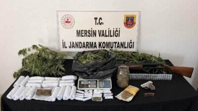 Mersin’de uyuşturucu madde ticaretine yönelik düzenlenen iki ayrı operasyonda çeşitli
