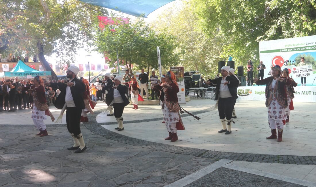Mut Zeytin ve Zeytinyağı Festivali başladı Mersin’in Mut ilçesinde bu yıl 3’üncüsü düzenlenen Mut Zeytin ve