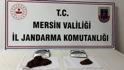 Mersin‘in Anamur ilçesinde uyuşturucu ile mücadele çerçevesinde jandarma ekipleri son