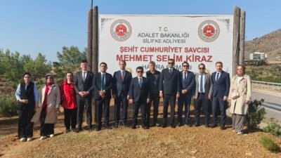 Mersin’in Silifke ilçesinde, 2025 yılında çıkan yangında zarar gören ‘Şehit