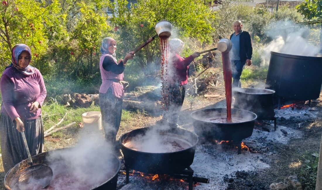 Mersin’de Yörüklerin hem kış sofralarına lezzet katmak hem de aile