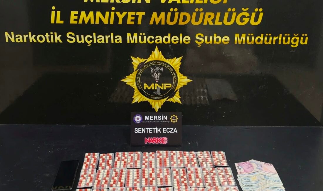 Mersin’de uyuşturucu madde ticareti yapan ve sokak satıcısı olarak tabir