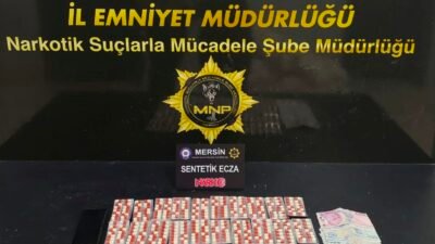 Mersin’de uyuşturucu madde ticareti yapan ve sokak satıcısı olarak tabir