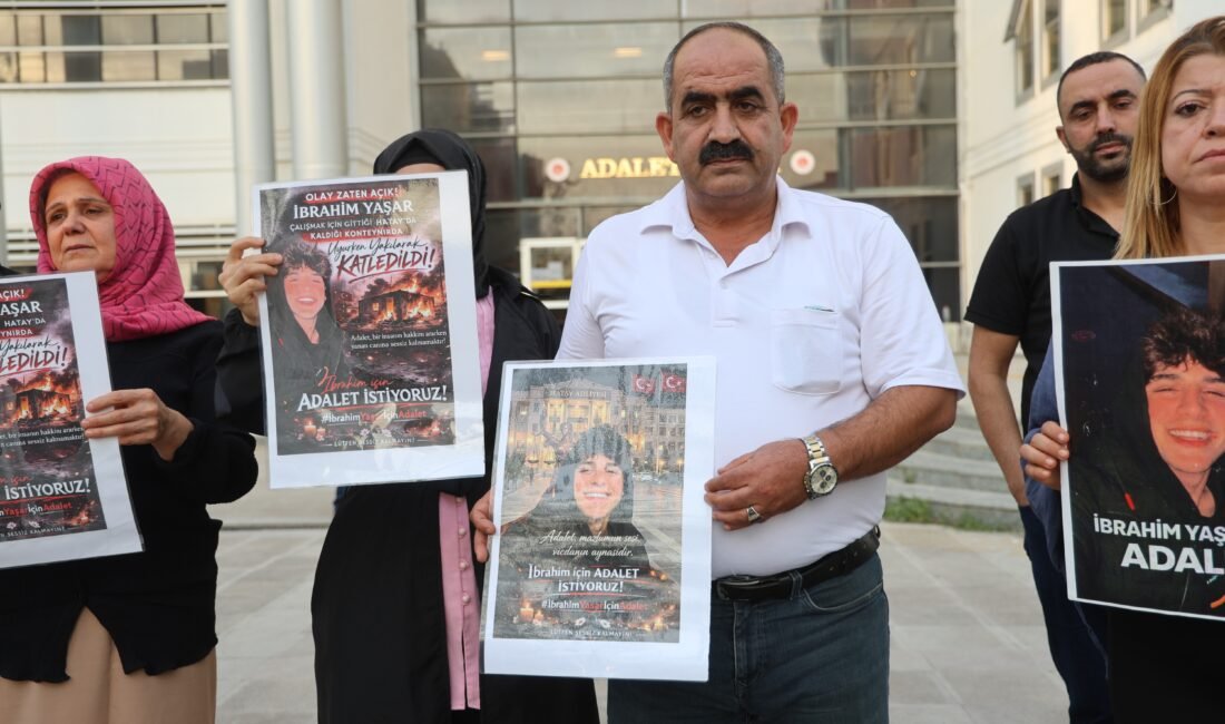 Hatay’da ilk işinin 4. gününde 2 zanlı tarafından konteynerin içerisine