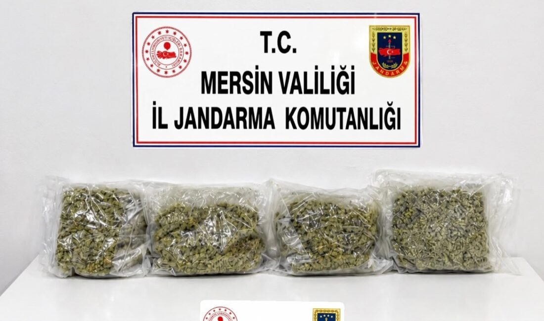 Mersin’in Mezitli ilçesinde jandarma ekiplerince uyuşturucu madde ticareti yapan sokak