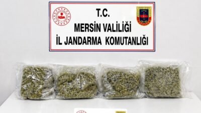 Mersin’in Mezitli ilçesinde jandarma ekiplerince uyuşturucu madde ticareti yapan sokak