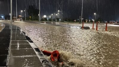 Mersin’de sabaha karşı başlayan ve gün boyunca aralıklarla devam eden