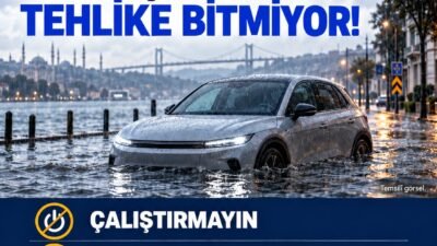 İstanbul’da yaşanan su baskınları ve yeni kuvvetli yağış uyarıları, selde