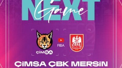 Mersin’in basketboldaki en üst temsilcisi ÇİMSA Çukurova Basketbol Kulübü (ÇBK)