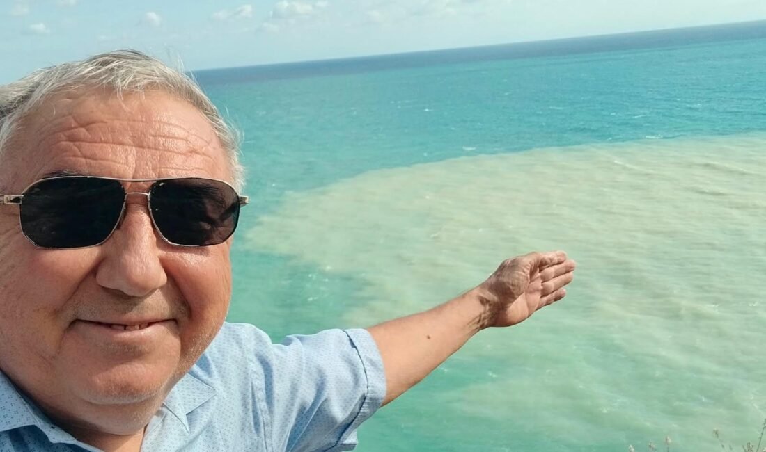 AKDENİZ AK RENGE BÜRÜNDÜ! TAŞELİ DAĞLARINDAN DENİZE ULAŞAN SULAR, AKDENİZ’DE BEYAZ BİR ÖRTÜ OLUŞTURDU