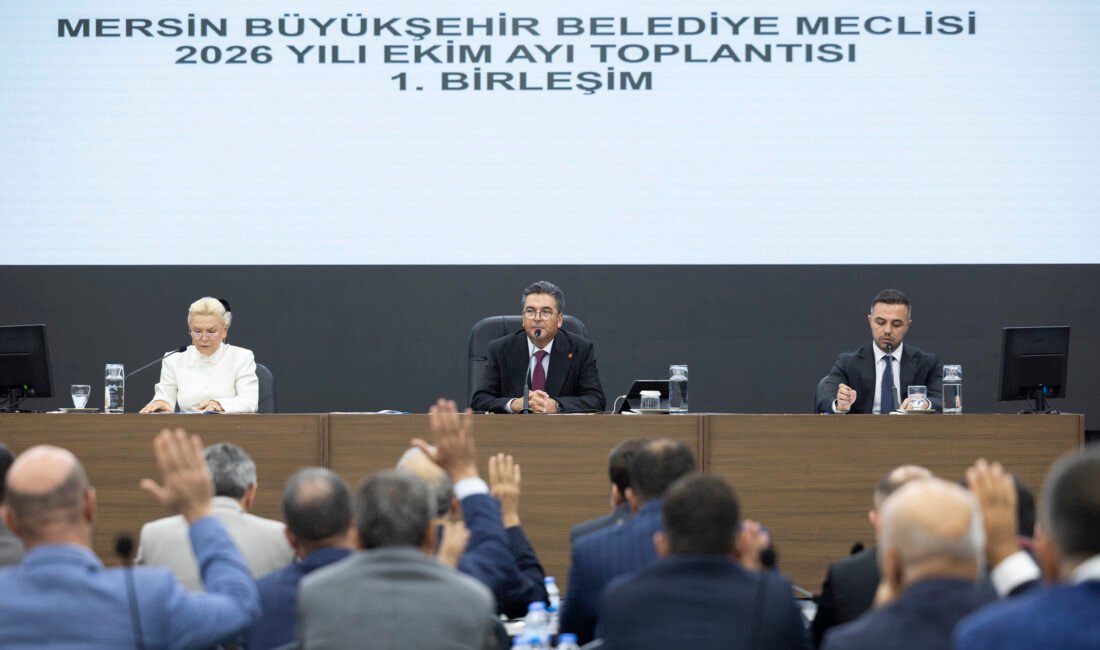 Mersin Büyükşehir Belediye Meclisi’nin 2026 Yılı Ekim Ayı Olağan Toplantısı