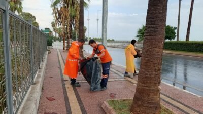 Mersin genelinde etkili olan ve hafta boyunca devam etmesi beklenen
