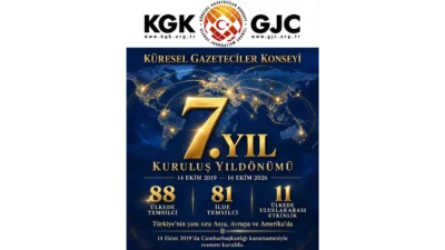 Küresel Gazeteciler Konseyi 7 Yaşında Küresel Gazeteciler Konseyi (KGK), 14 Ekim 2019 tarihinde başlayan faaliyetlerinin