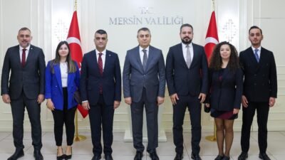 BARO BAŞKANI ÖZDEMİR’DEN, VALİ TOROS’A ZİYARET Mersin Barosu Başkanı Av. Gazi Özdemir ve yönetim kurulu üyeleri,