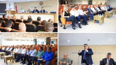 Mersin Ticaret ve Sanayi Odası’nda (MTSO) gerçekleştirilen meslek komitesi seçimlerinin