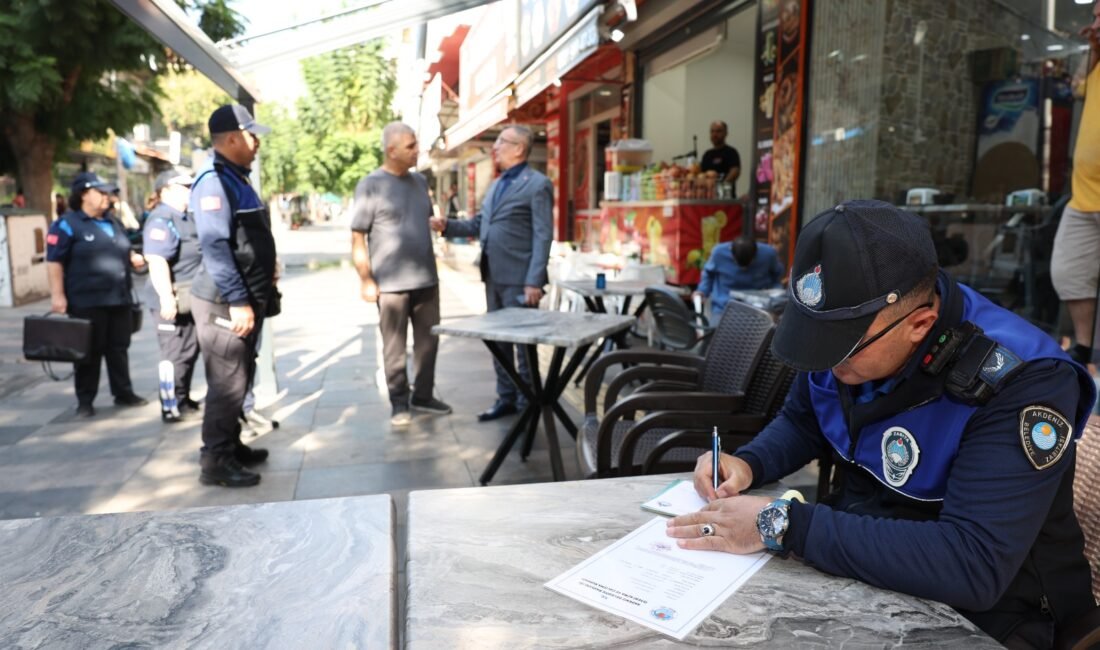 Akdeniz Belediyesi, insan ve araç hareketliliğinin yoğun olduğu caddeleri, sokak